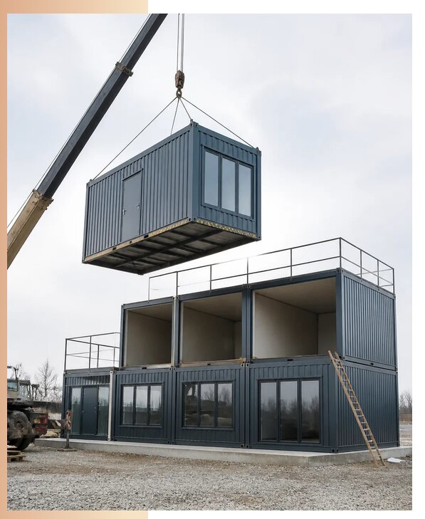 Модульные здания из блок-контейнеров под ключ в Томске
